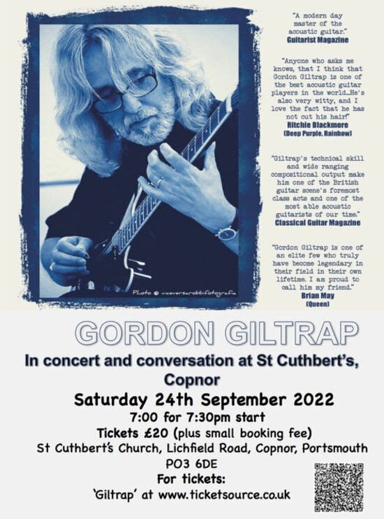 Gordon Giltrap in concert and conversation